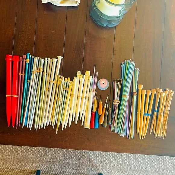 Colorful Knitting Needle Sets - Picture 1 of 6